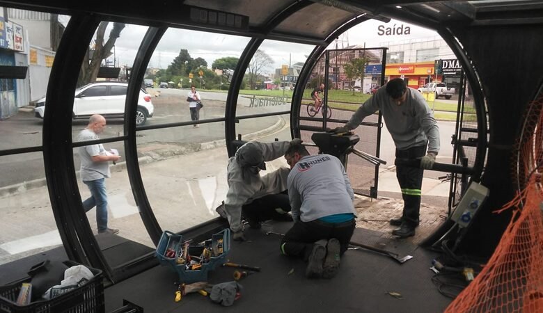 Sete estações-tubo de Curitiba entram em reforma a partir de segunda-feira